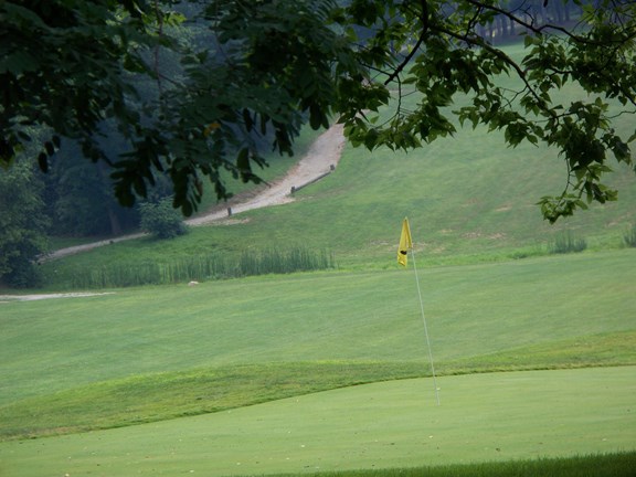 views of the golf course
