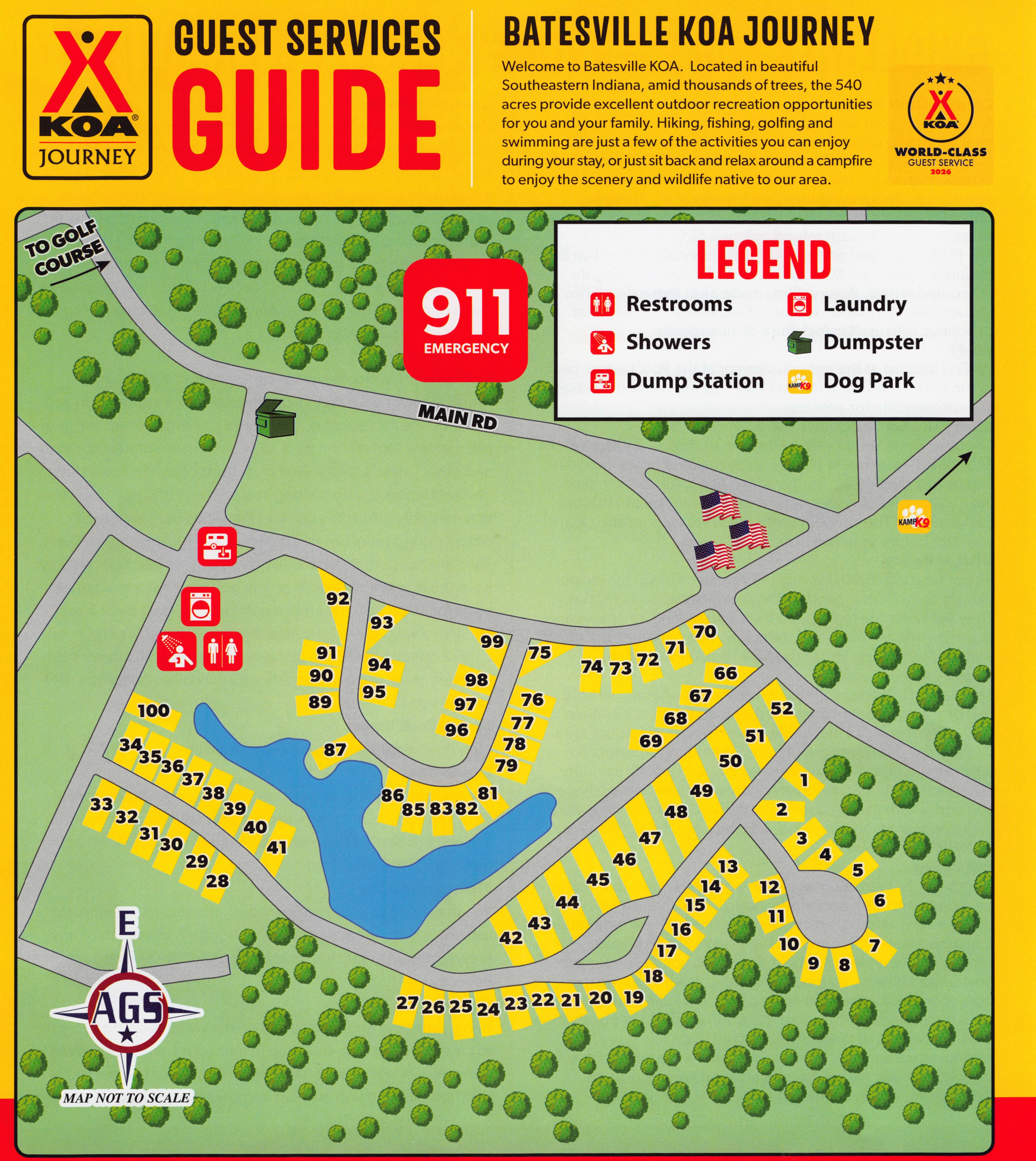 Campground Site Map