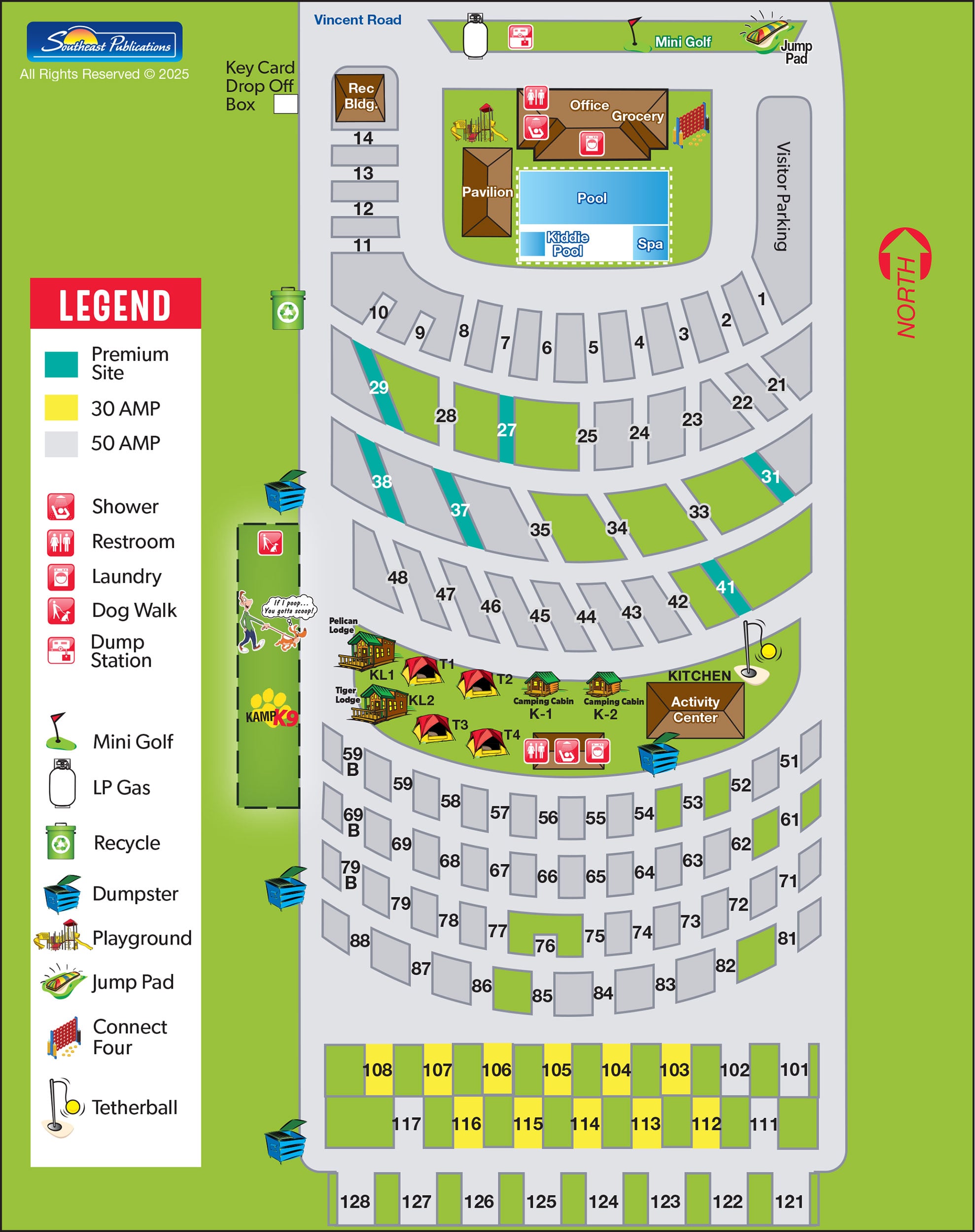 Campground Site Map