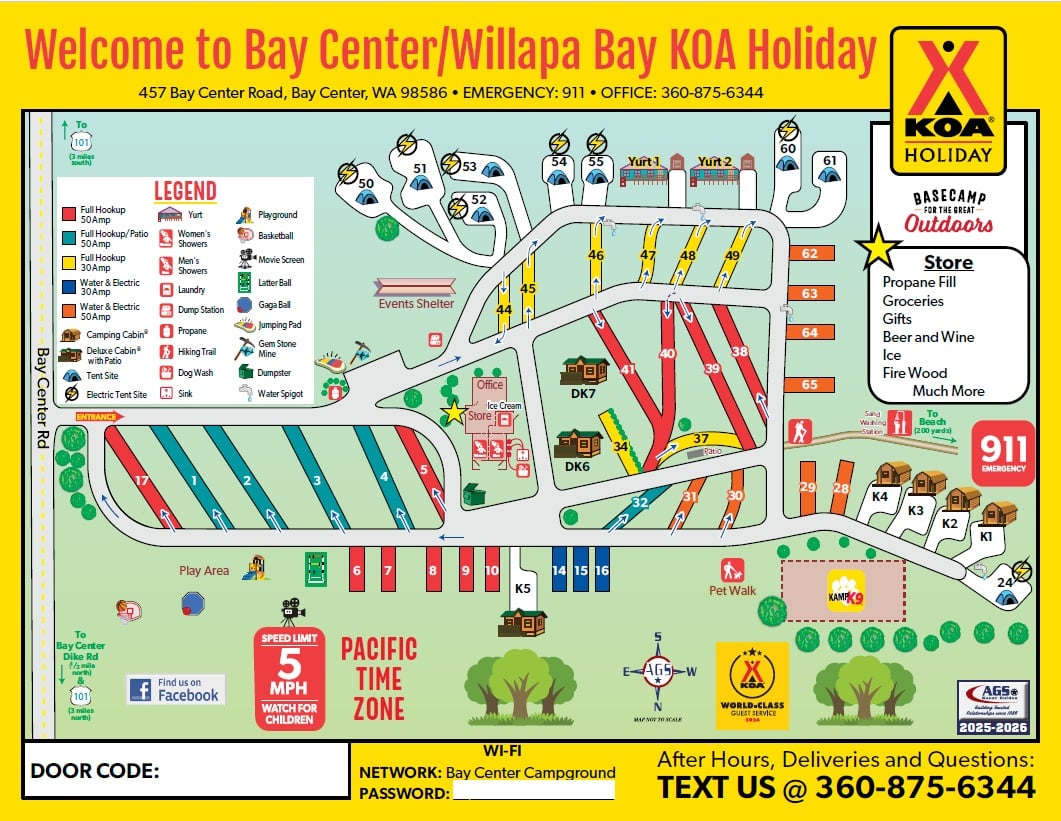 Campground Site Map