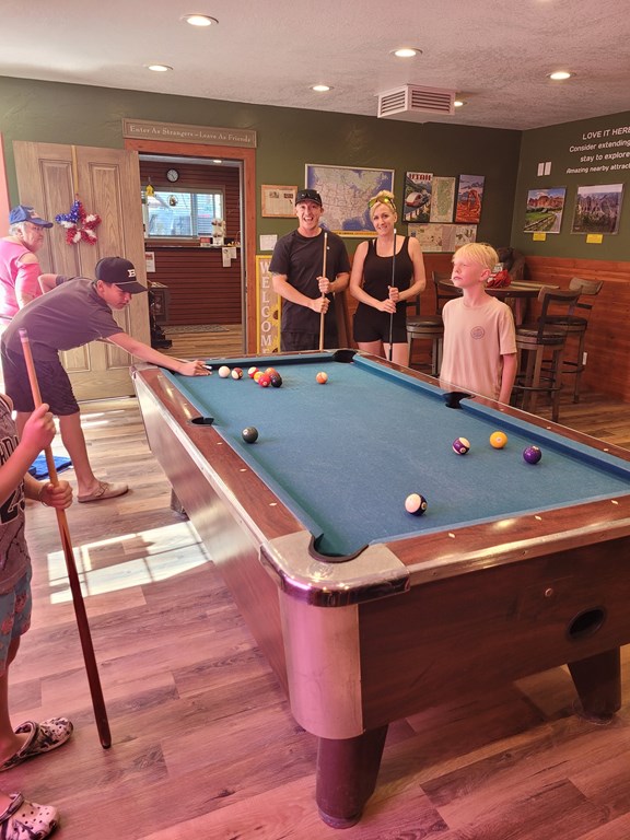Enjoy our billiards