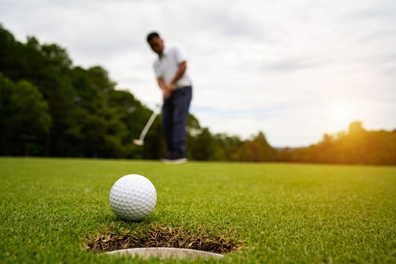Golfing