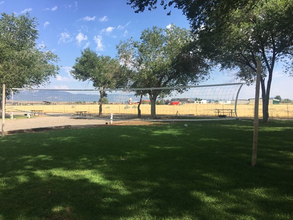 Volley Ball Court Under the Shade