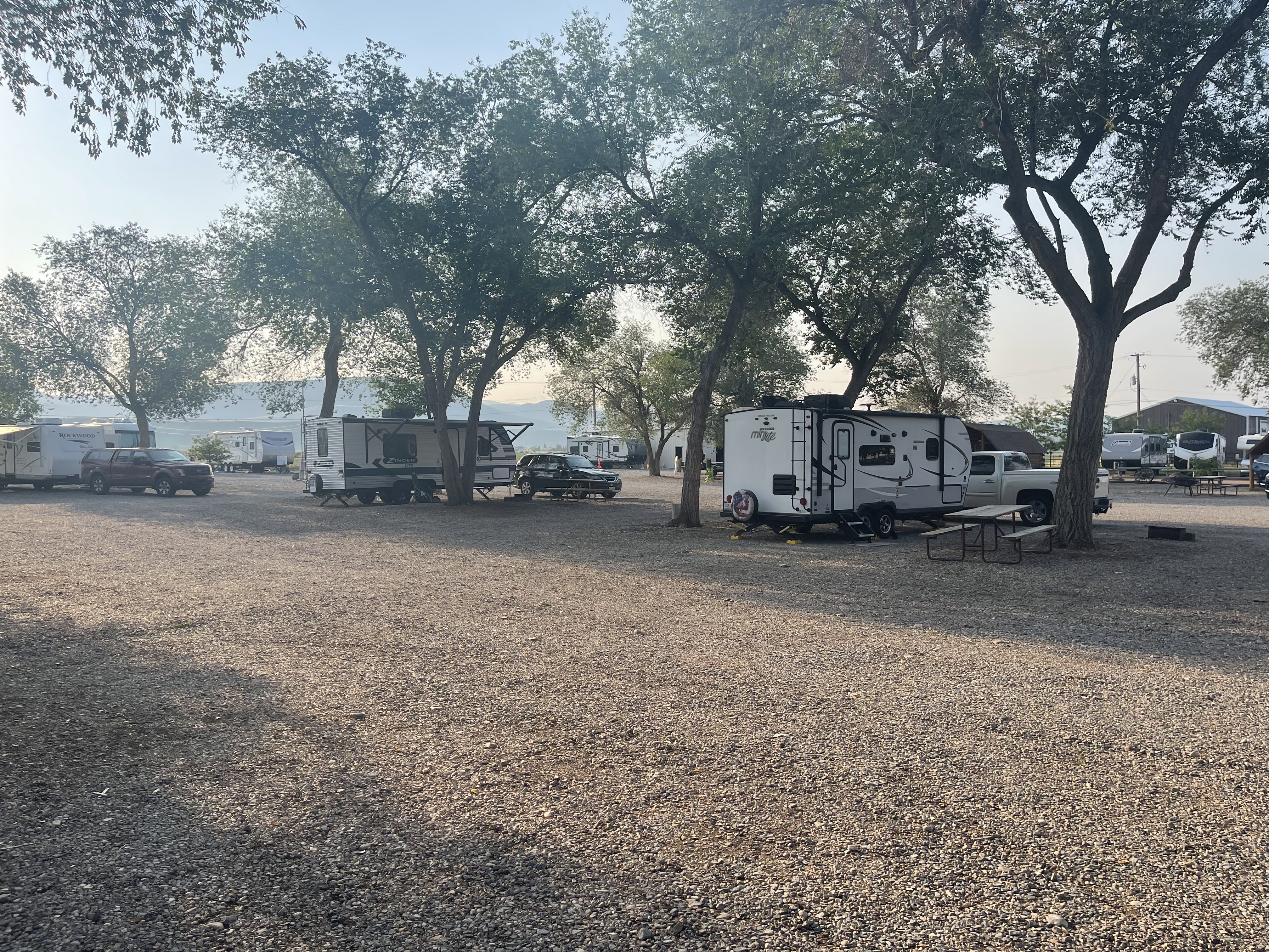 shady power and water only sites 65 feet long