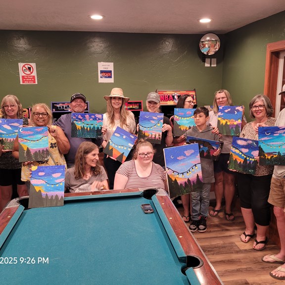 1st Canvas Painting event 2025
