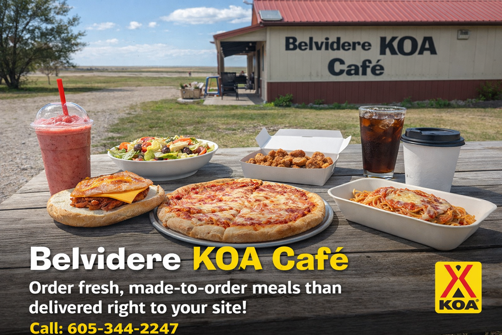 Dine In or Take It To Go: The Belvidere KOA Café
