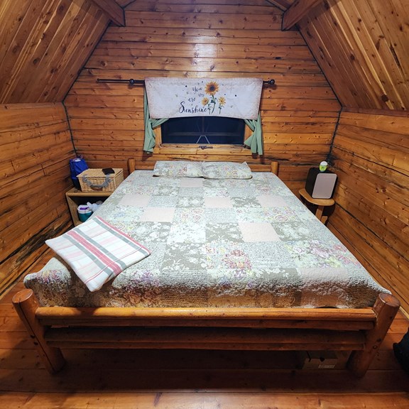 Moved into Cabin 1 - King Bed