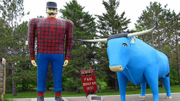 Paul Bunyan and Babe (The Blue Ox)