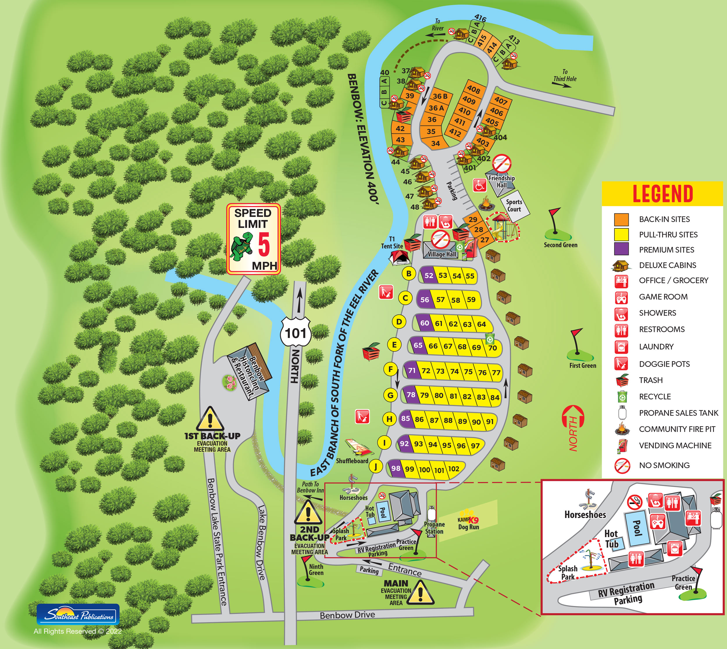 Campground Site Map