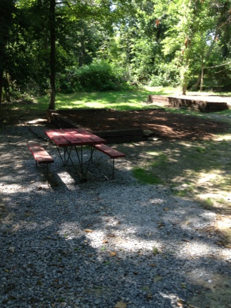 Tent Across Creek