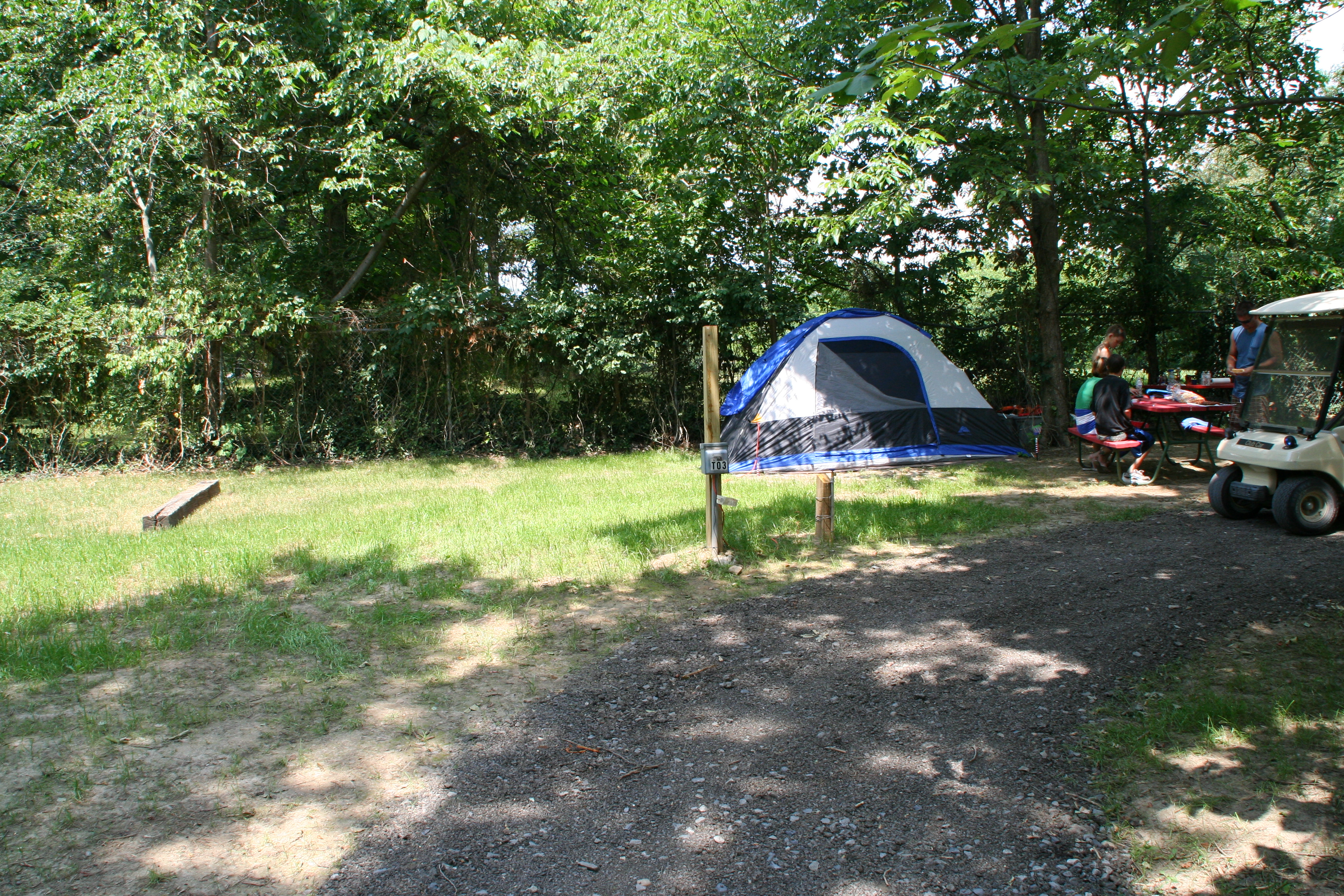 Water / Electric Tent site