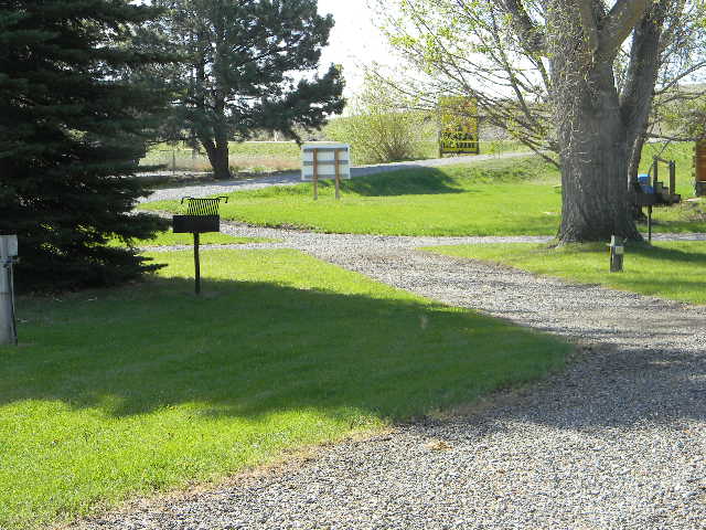 Nicely shaded 30 Amp water and electric RV site.