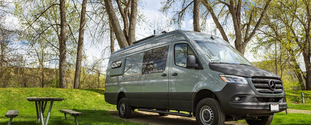 Enjoy a quiet water & electric site by backing in along the Yellowstone River.