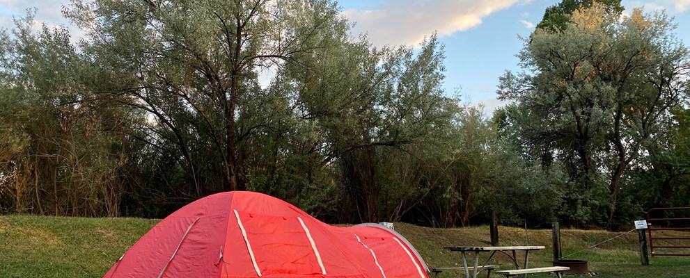 Water & Electric Tent Site 158