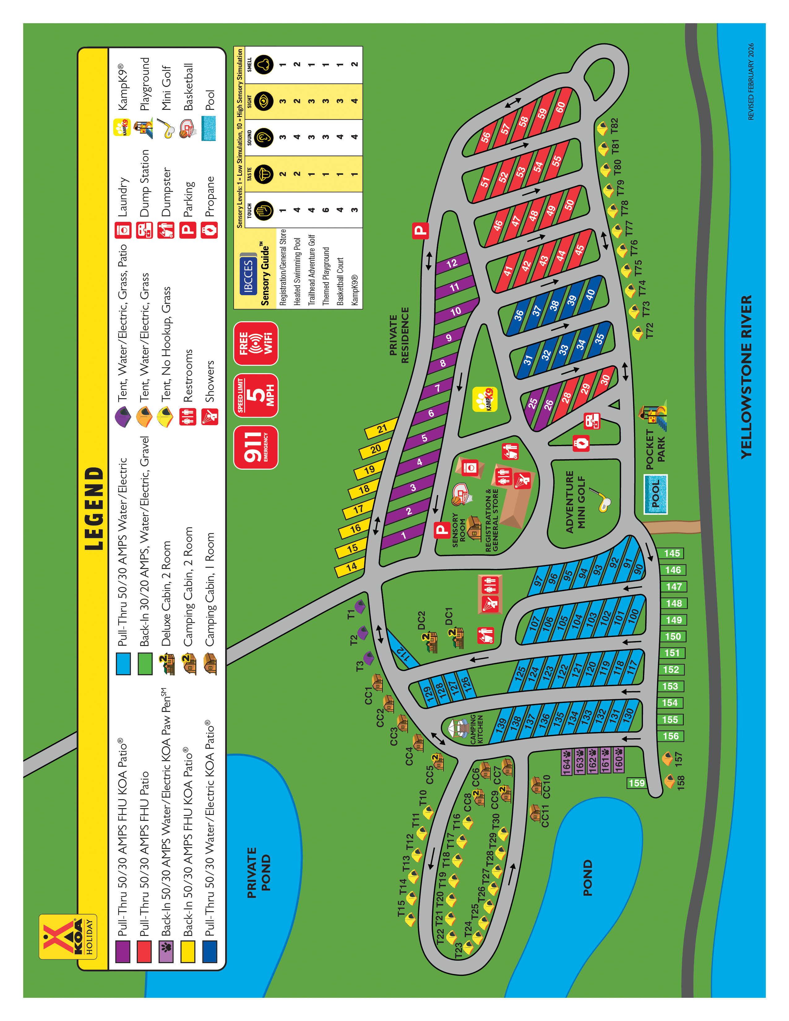 Campground Site Map