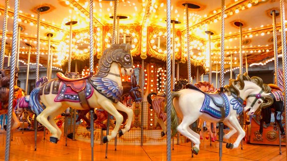 Carousel on the Boston Common Frog Pond