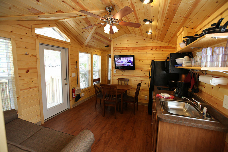 The kitchen comes fully appointed.