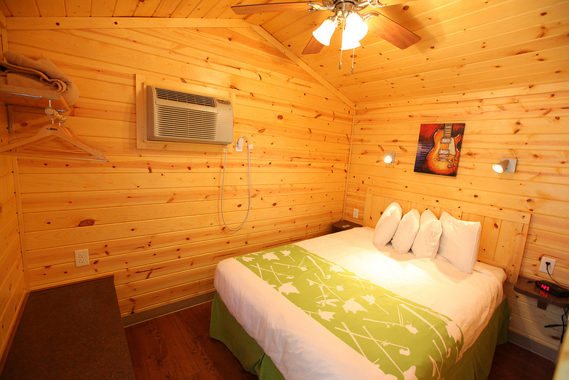 Perfect for couples!  This cabin has two private bedrooms with queen beds.
