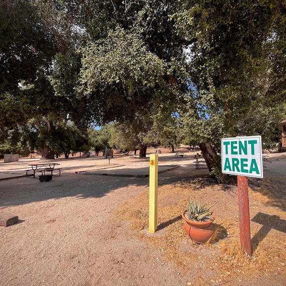 KOA Boulevard Tent Area