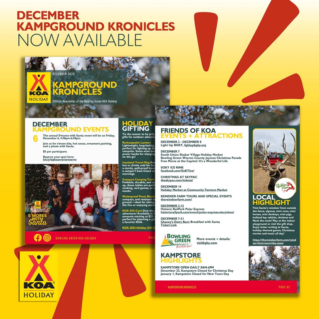 KOA Kampground Kronicles December 2024