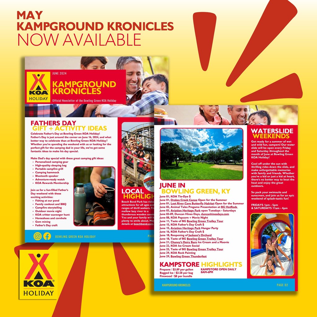 KOA Kampground Kronicles June 2024