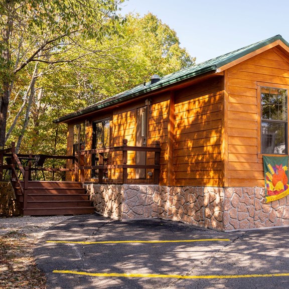 Deluxe Cabin Lodge (1 Bedroom, 2 Bed Bunk, 1 Bathroom, Kitchen)