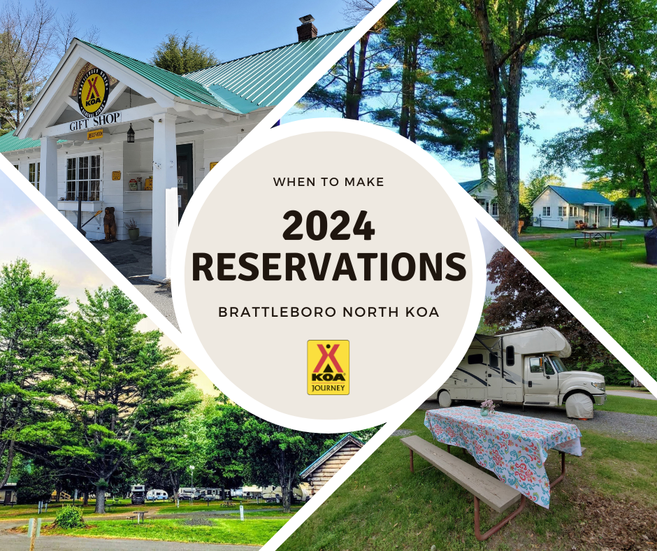 2024 Reservations at Brattleboro North KOA