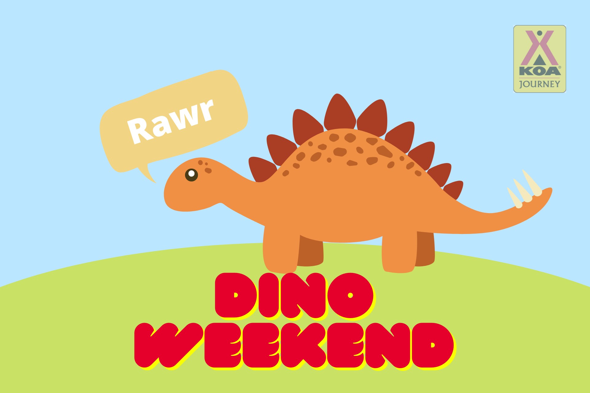 Dino-Mite Dads Weekend Photo