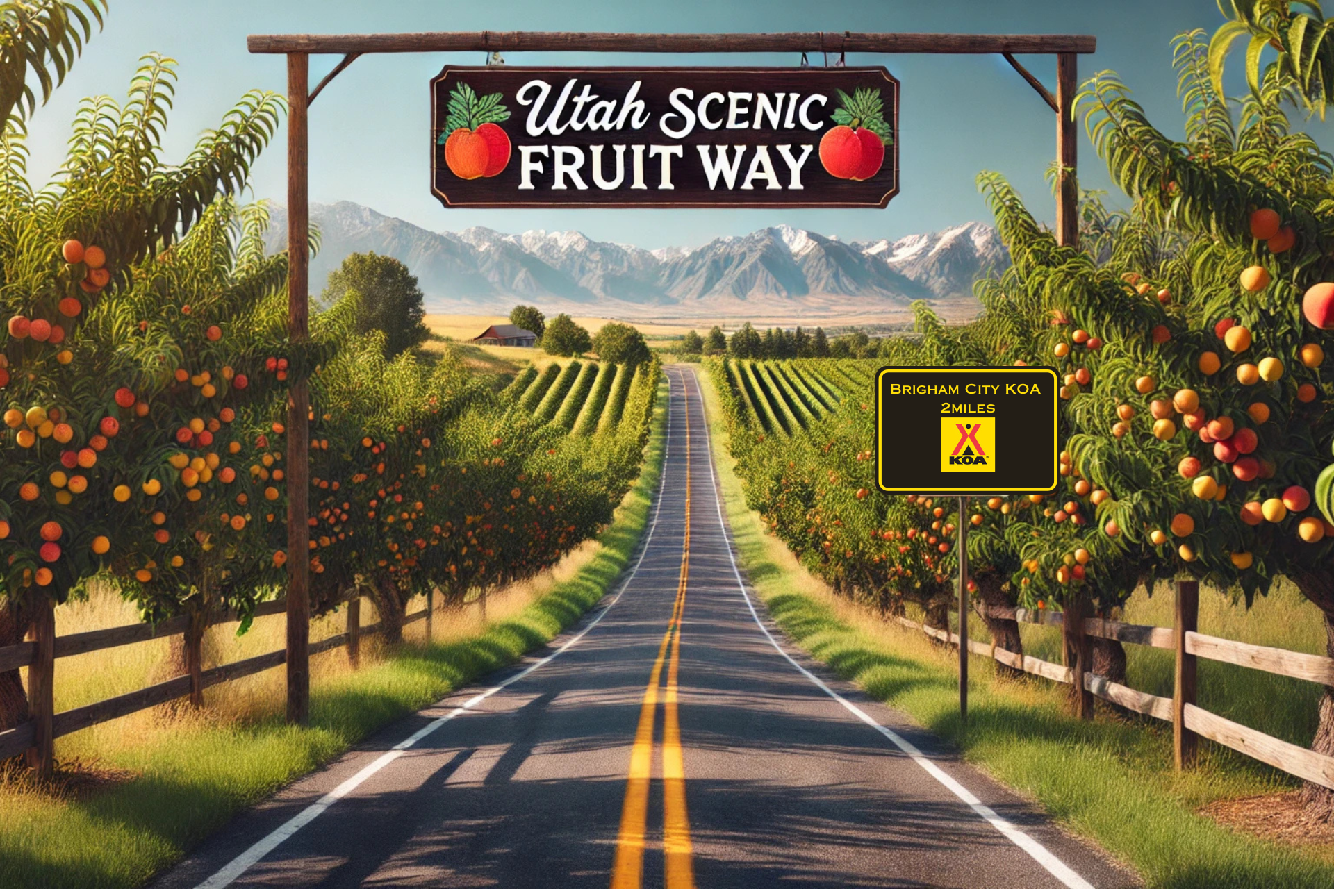 Utah's Famous Fruit Way Photo