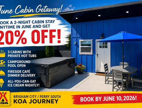June Cabin Getaway Sale – Save 20% Photo