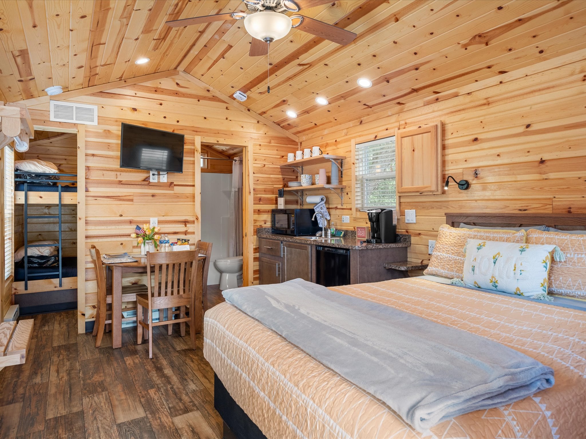 Entering Cabin