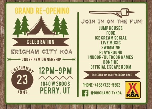 Grand Re-Opening Flyer