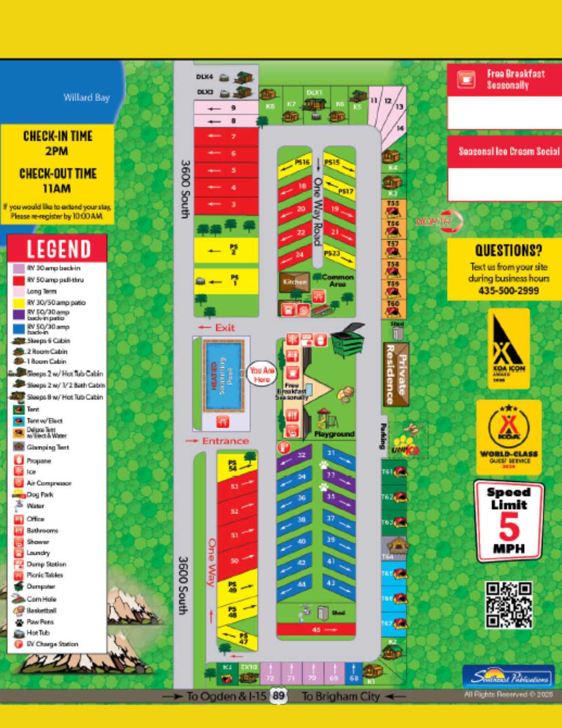 Campground Site Map
