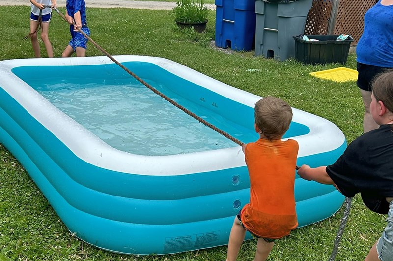 Wet and Wild Water Fun Photo