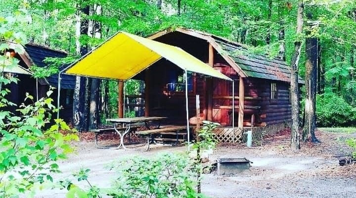 Rustic Camping Cabin