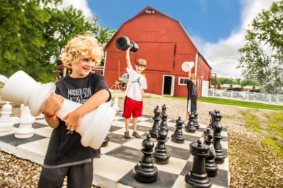 Giant Checkers & Chess