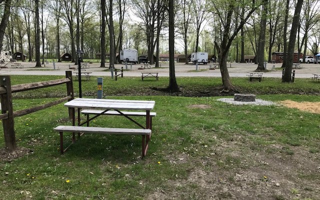 Premium tent site