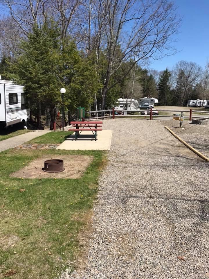Site 34 is one of our 30 amp patio back ins. Close to bathhouse with a great view of the playground.