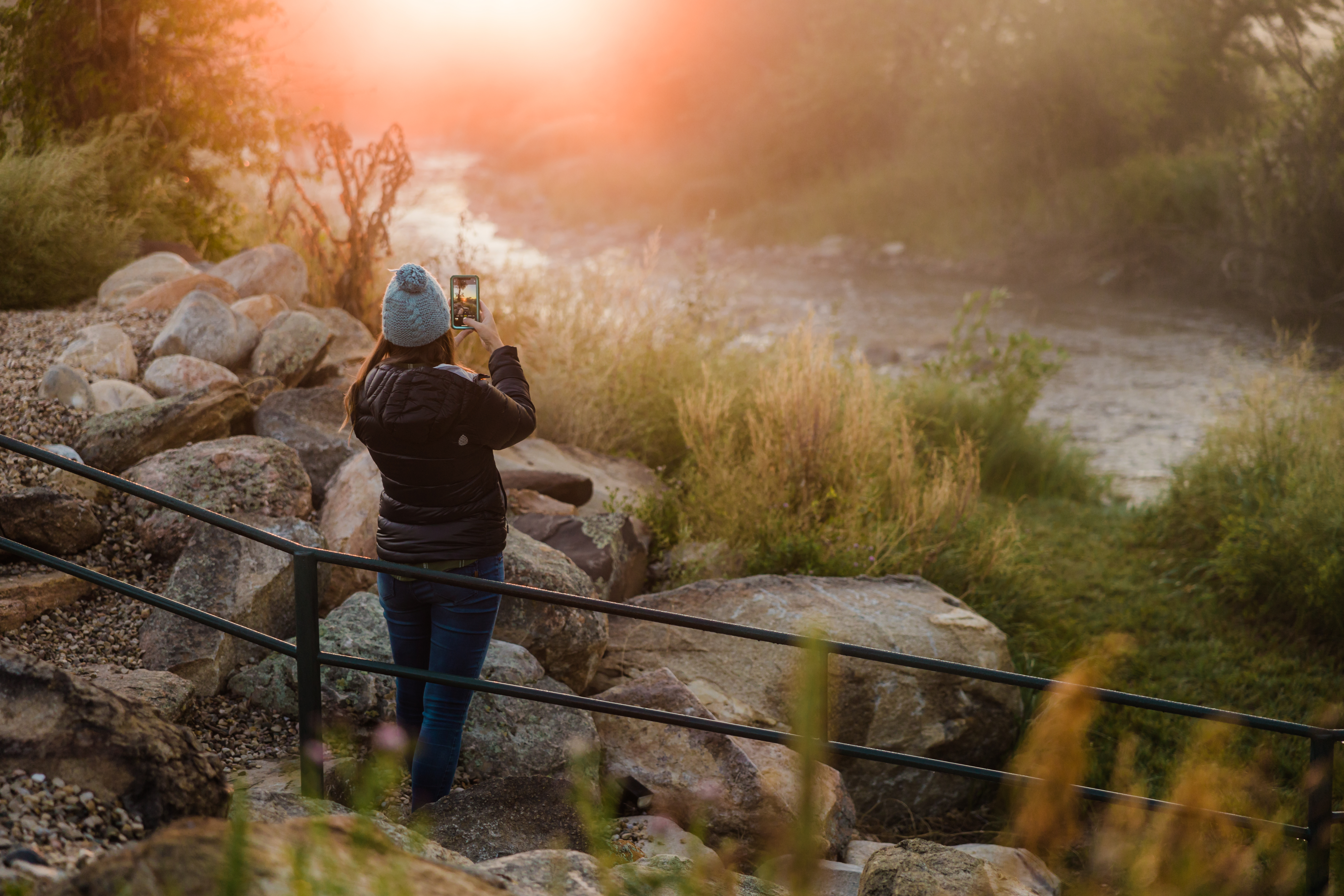 Beautiful sunrises with soft warm light.