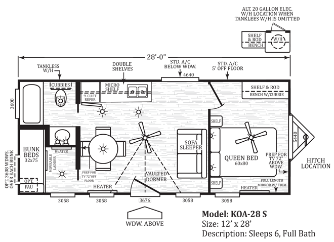 Kabin Floor Plan
