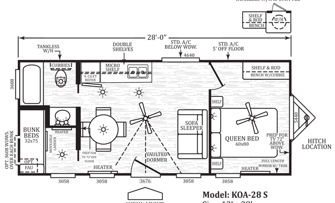 Kabin Floor Plan