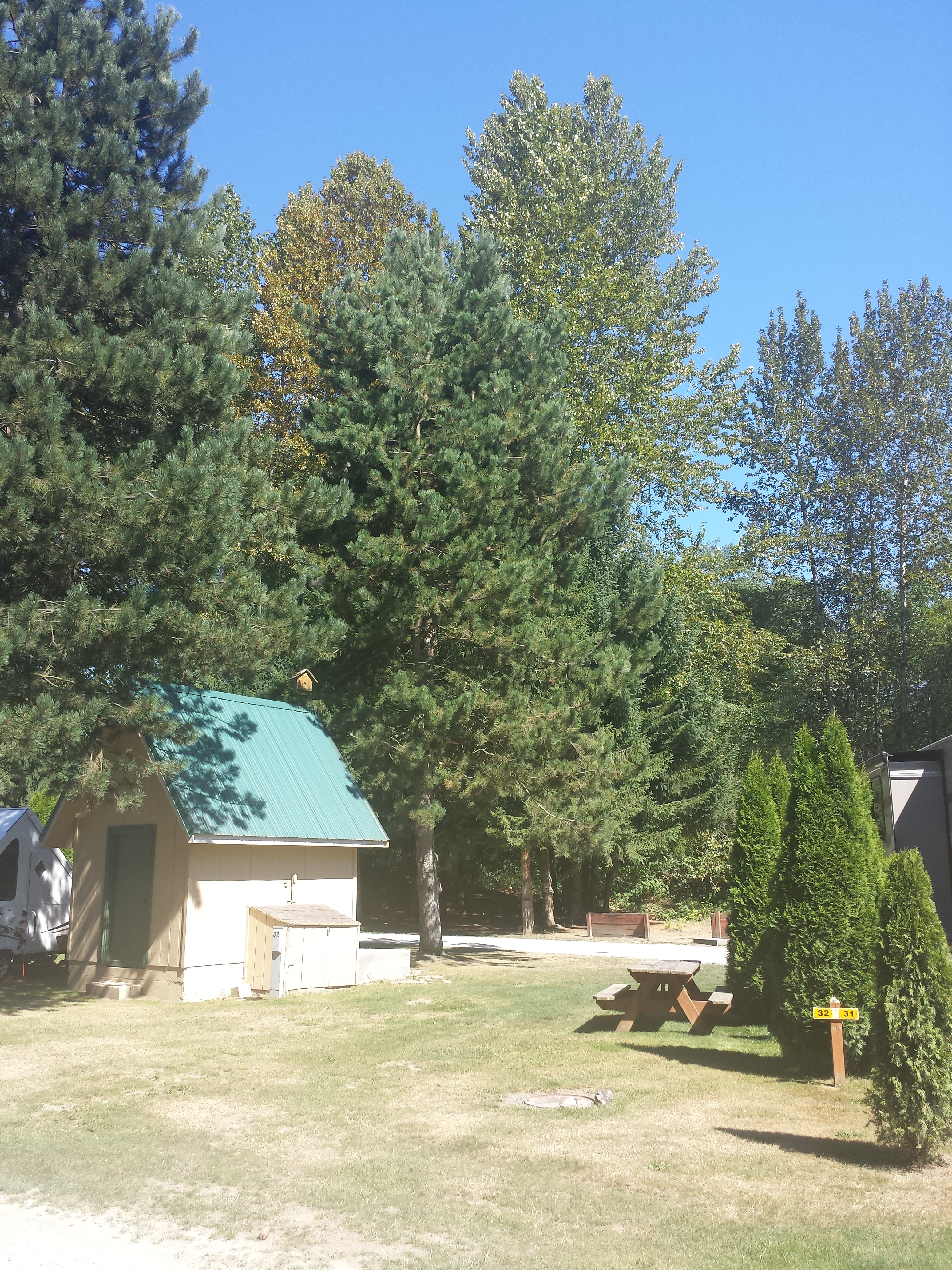 Water Power Pull Thru RV Sites