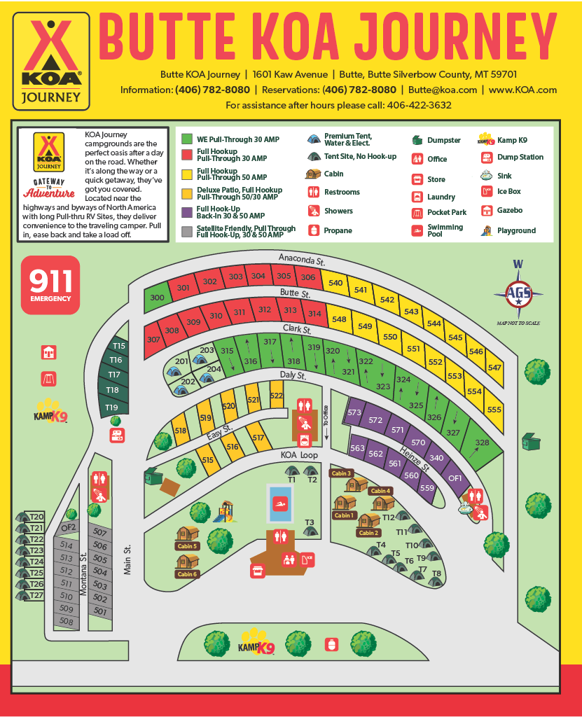 Campground Site Map