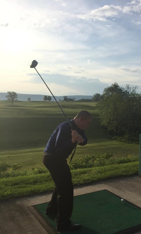 Golfing