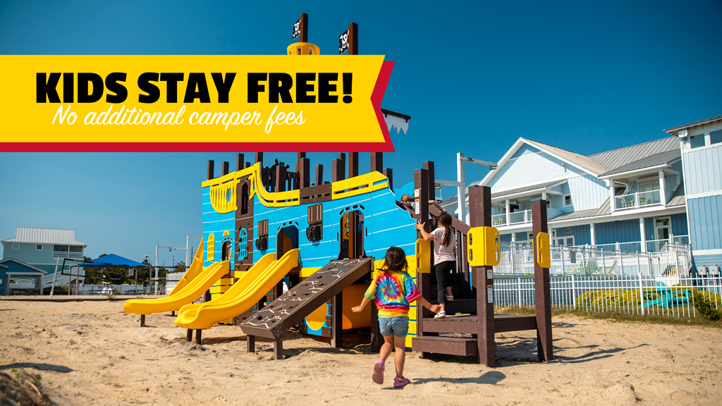 Kids Stay Free at Cape Hatteras / Outer Banks KOA Resort