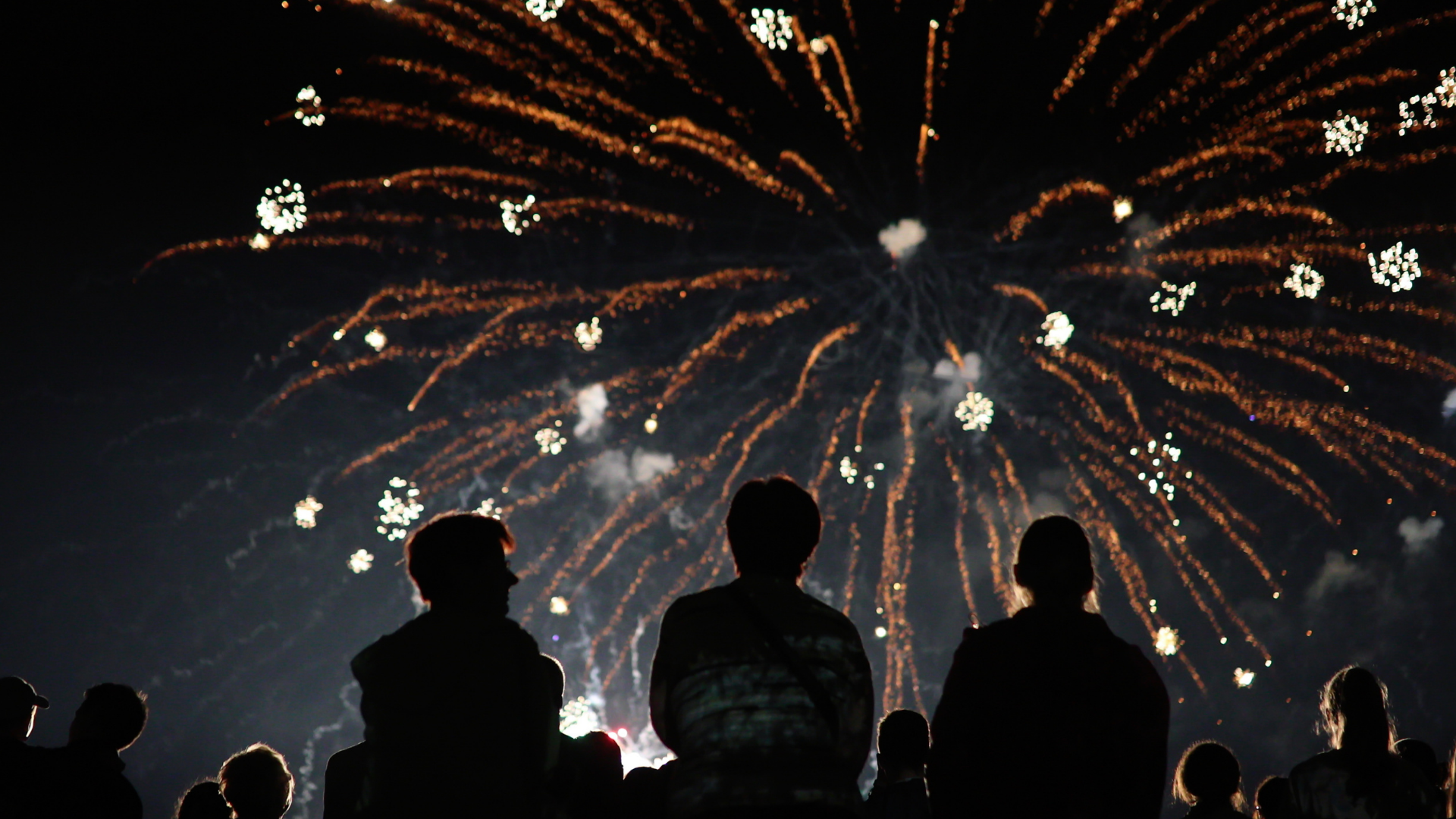 4th of July Fireworks at Avon Fishing Pier Photo