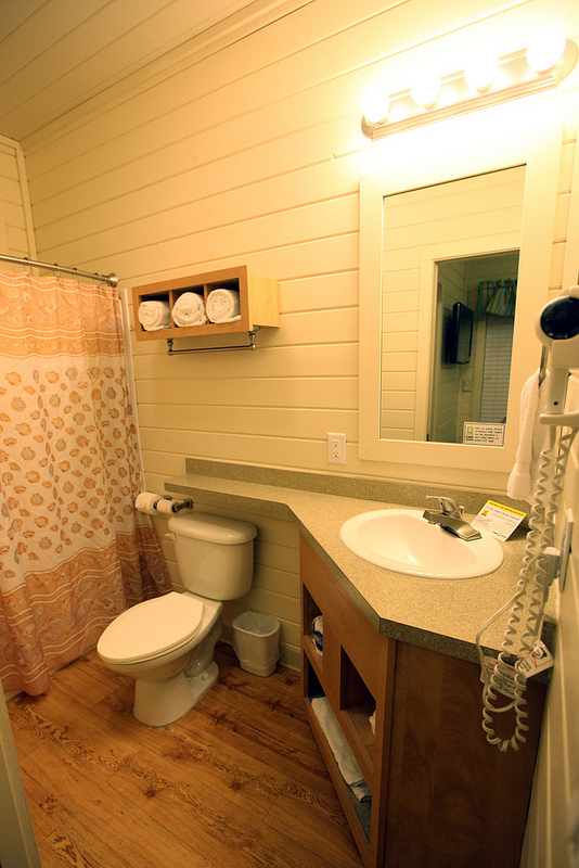 Deluxe Cabin Bathroom