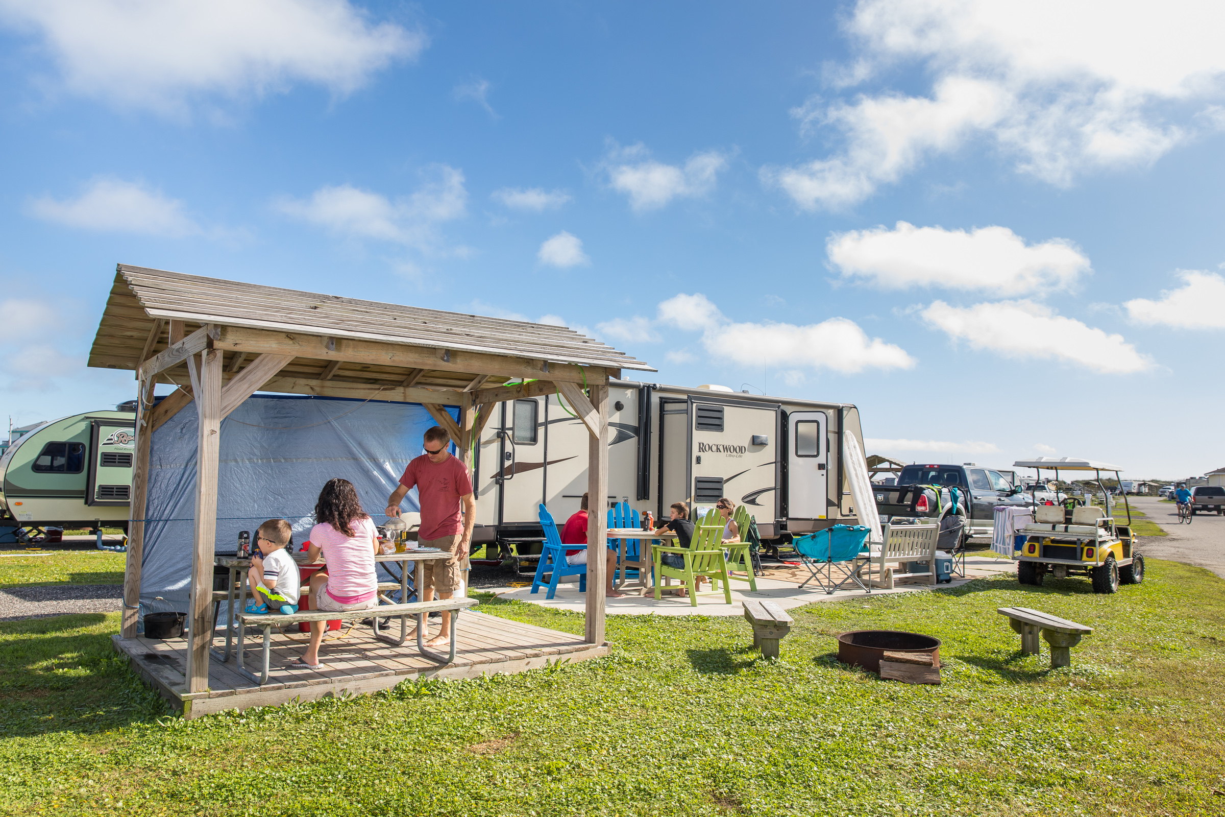 RV Pull-Thru with SS and Patio