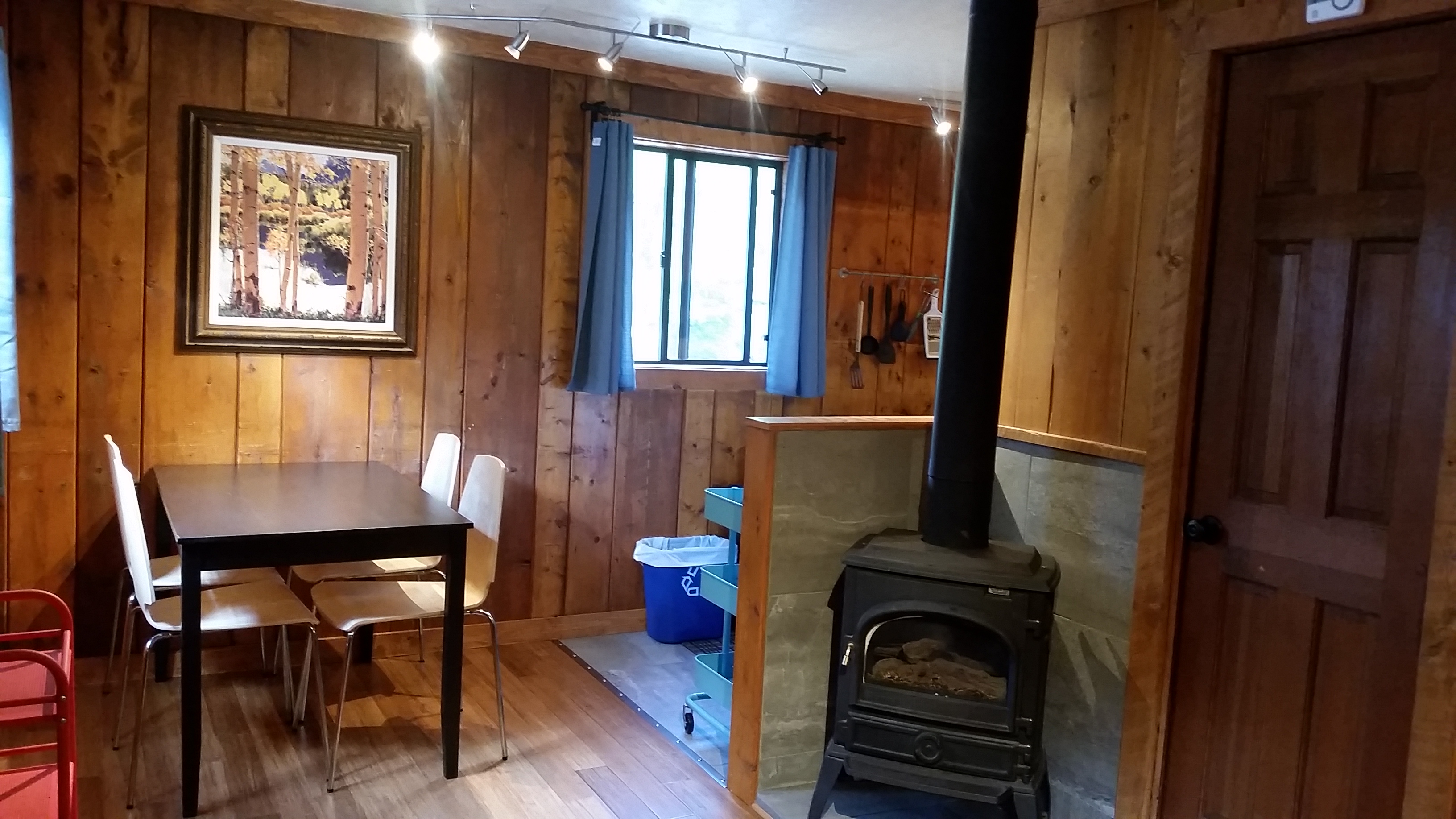 Dining area off of your fully stocked kitchen