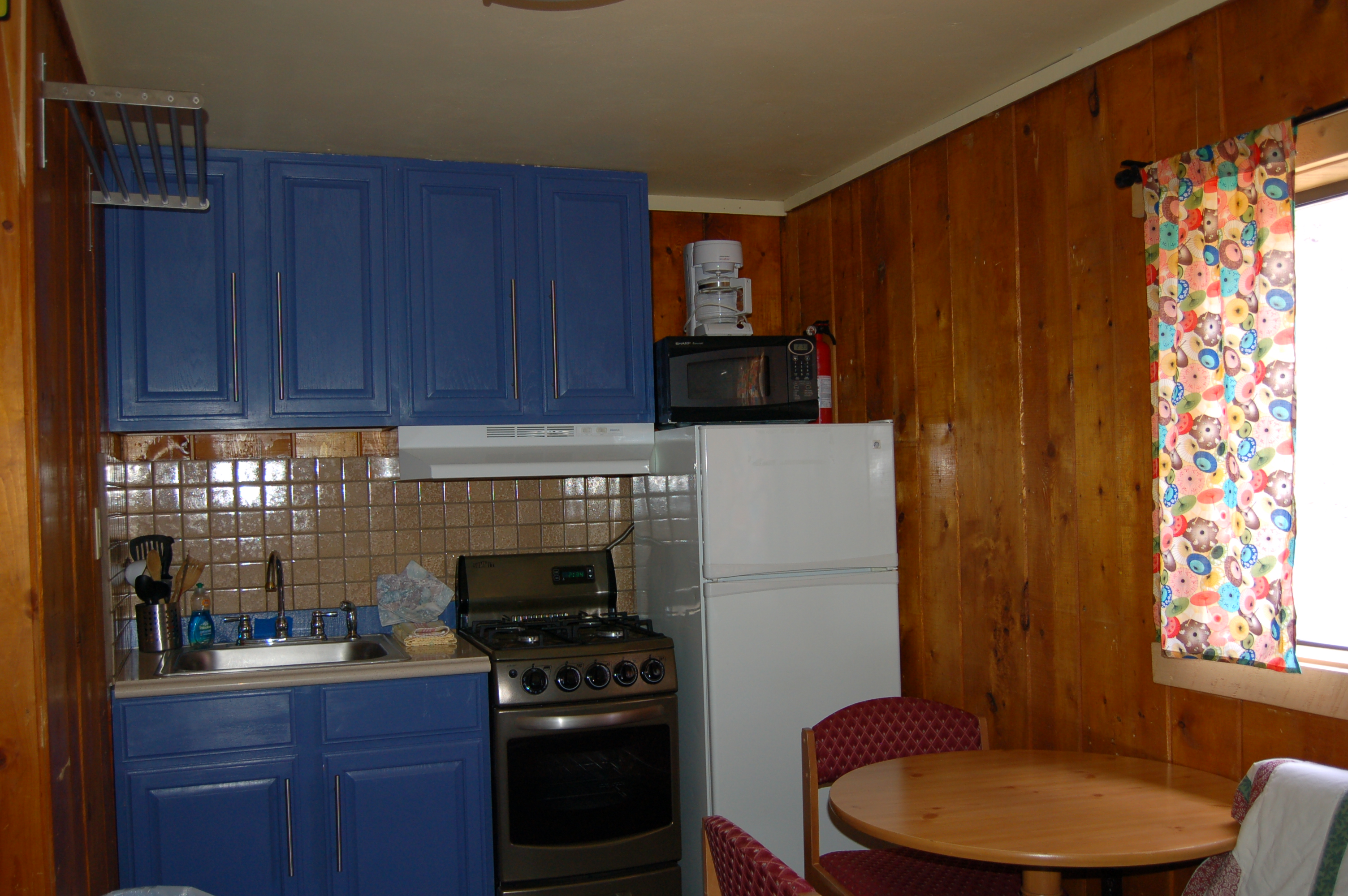 Cozy kitchen has what you need